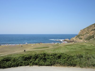azkorri beach strand vlakbij Bilbao