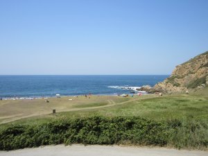 azkorri beach strand vlakbij Bilbao