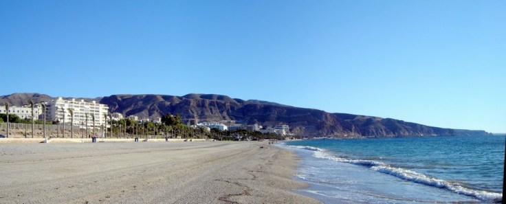 roquetas de mar costa de almeria stranden spanje 1111