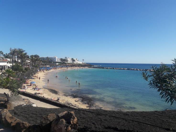 Playa Flamingo kindvriendelijk strand Lanzarote Playa Blanca