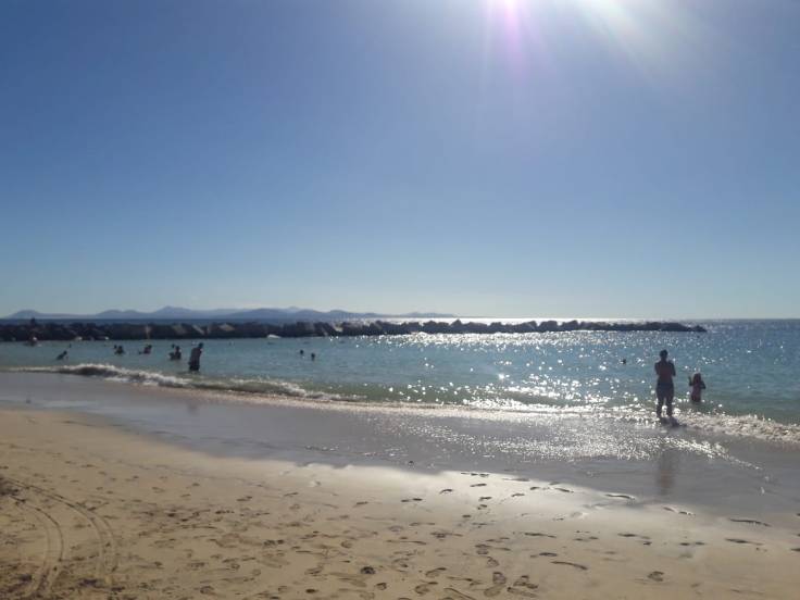 Playa Flamingo kindvriendelijk strand Lanzarote Playa Blanca