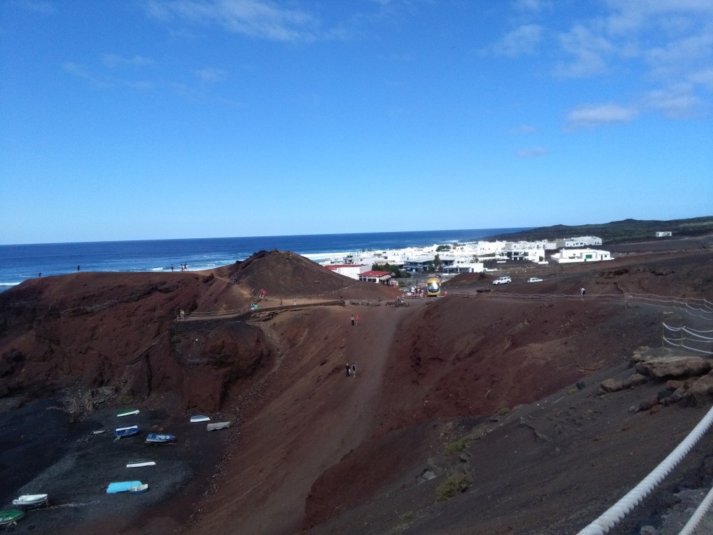 El Golfo groen meer aan zee - Lanzarote