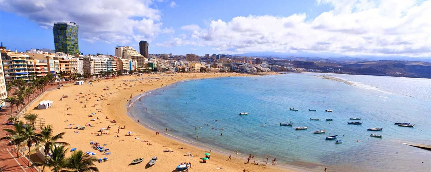 Playa de Las Canteras mooiste stranden gran canaria