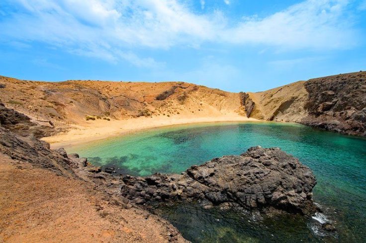 Playa-de-Papagayo mooiste strand van lanzarote - top vakantie