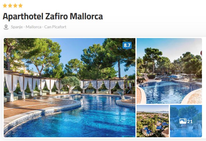 Aparthotel Zafiro Mallorca, Can Picafort - Mallorca