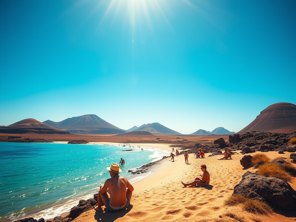 In Juli op vakantie naar Lanzarote