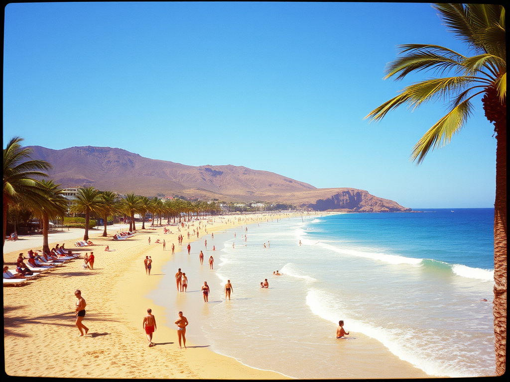 In juli op vakantie naar Gran Canaria