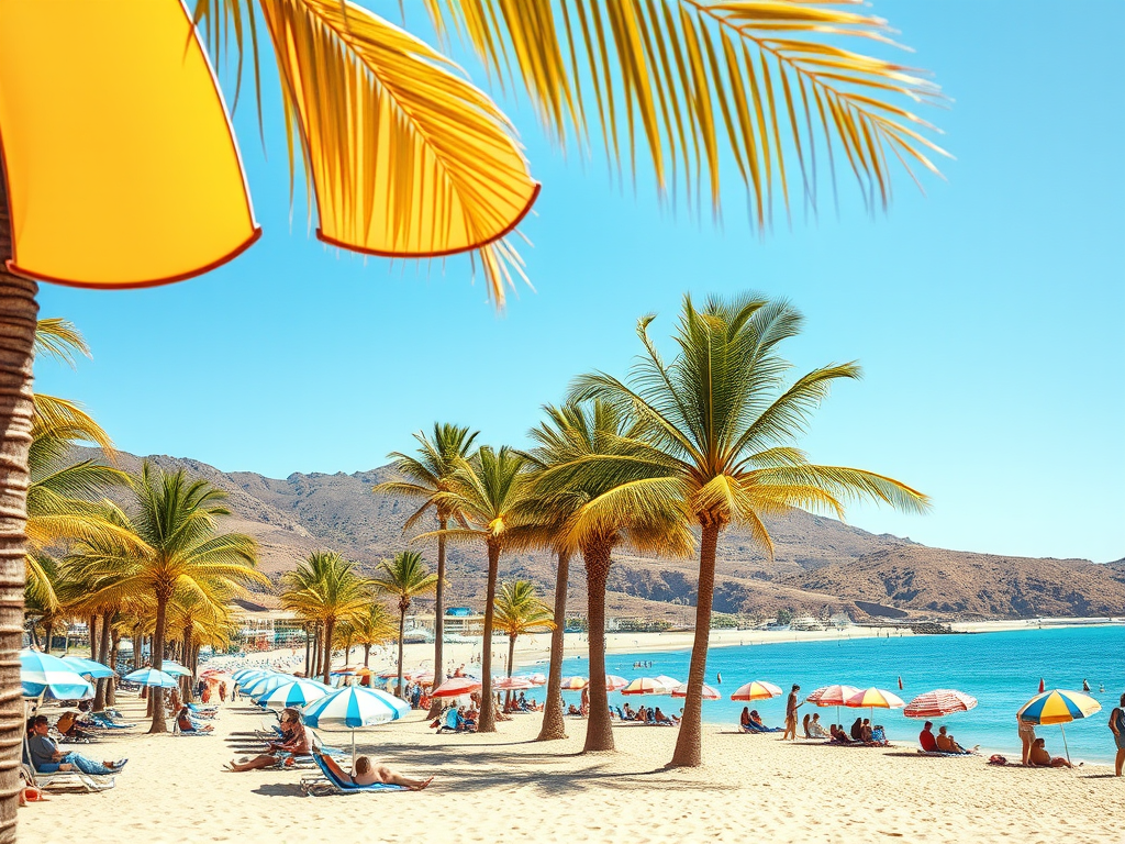 In juli op vakantie naar Gran Canaria