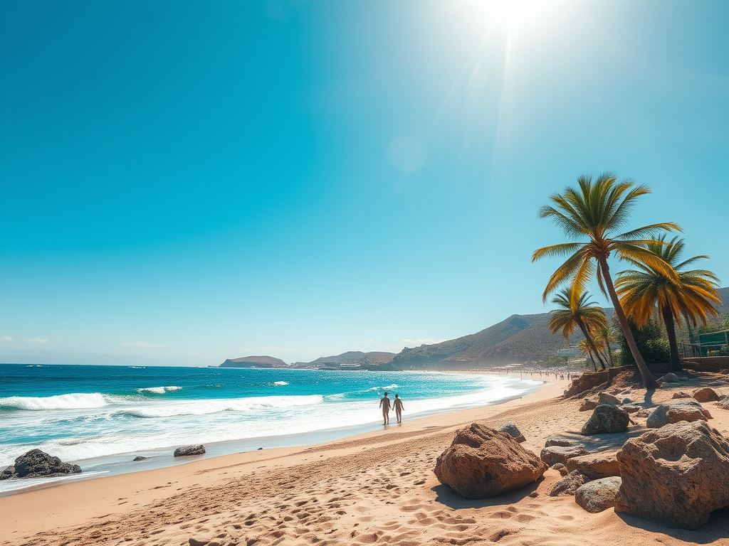 In juli op vakantie naar Gran Canaria