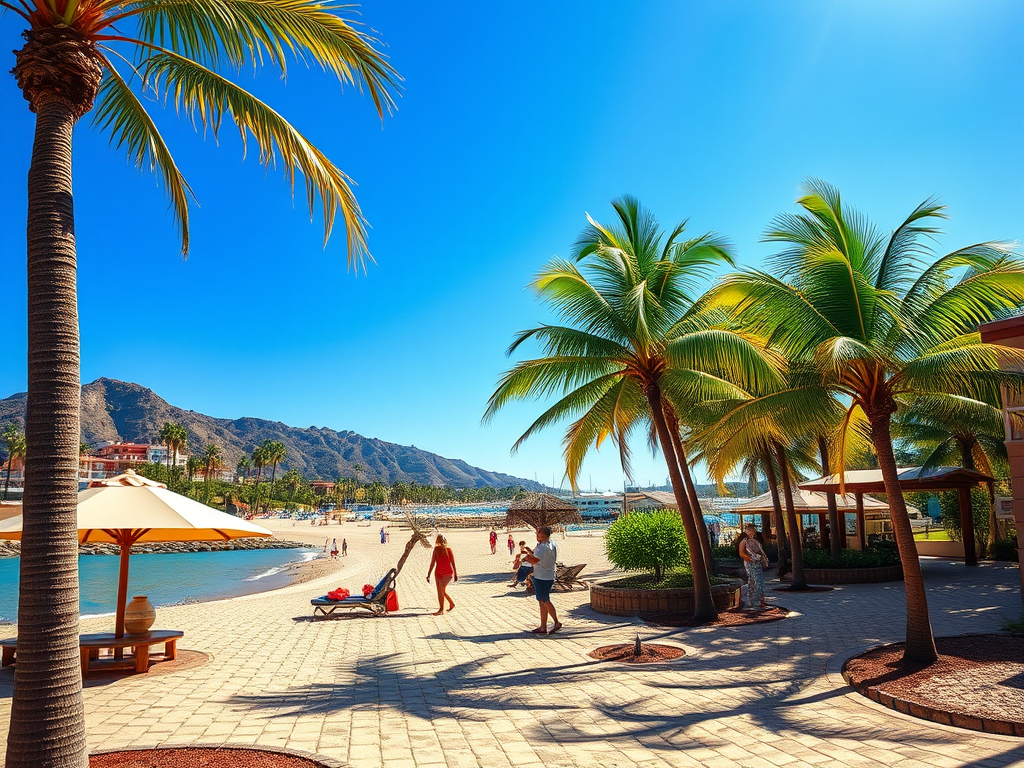 In juli op vakantie naar Tenerife