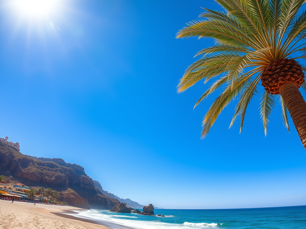 In juli op vakantie naar Tenerife