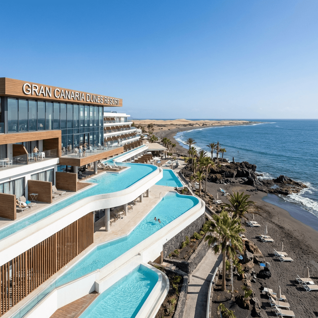 nieuw hotel aan zee op Gran Canaria